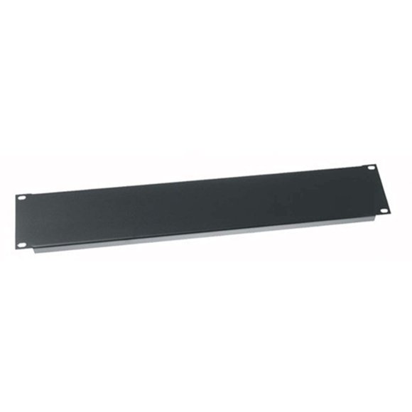 Panel vacío AVBcable 9 cm negro 2 U con brida