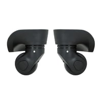 Magideal - Ruedas De Equipaje De Reemplazo De 2X Ruedas Troncal Muda Resistente Al Impacto Fácil De Instalar Las Ruedas De Viaje Universales Reemplazar Piezas , S