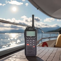 Recent Rs-38M Walkie-Talkie (Radio Marino) Vhf Profesional | Gps, Dsc, Mob, Ipx7, Flota, Drenaje Por Vibración
