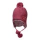 thumbnail image 1 of Gorro Bebé Niña Tejido Flores Frambuesa, 1 of 2