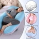 thumbnail image 3 of Almohada para embarazadas, almohada en forma de U desmontable y lavable, cojín grande, almohada de cintura, 3 of 5