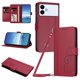 thumbnail image 1 of Funda Cartera Trébol para Samsung Galaxy S26 Edge con Ranuras Tarjetas y Carga Inalámbrica Rojo, 1 of 6