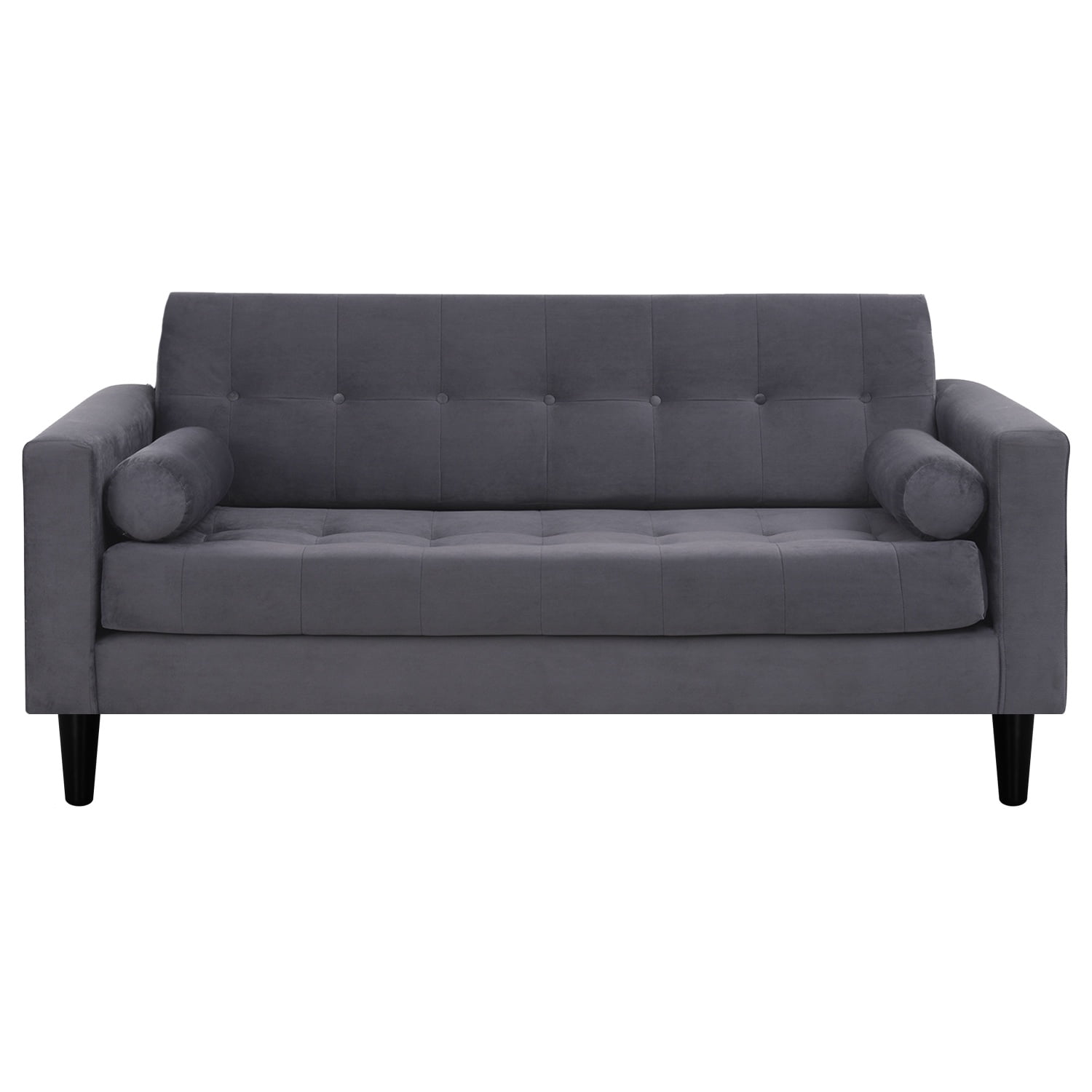 Bodevir - Sofa Retro 3c Felpa 00 Gris