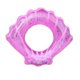 thumbnail image 1 of Flotador inflable Zah Shell con forma de anillo de natación para niños y adultos, color rosa, 1 of 2