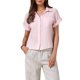 thumbnail image 1 of INSPIRE CHIC Camisa Abotonada para Mujer de Trabajo Casual de Verano con Cuello y Manga Corta XL Rosa, 1 of 6