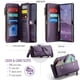thumbnail image 3 of CaseMe Funda de Cuero para Samsung Galaxy S25Ultra con Billetera [Bloqueo RFID] con Ranura para Billetes con Zíper para 10 Tarjetas, Correa de Hombro y Muñeca Magnética de Cuero PU Suave para Samsung, 3 of 13