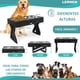 thumbnail image 3 of Comedero y bebedero para perros con altura ajustable negro, 3 of 3