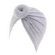 thumbnail image 3 of Donut Head Wrap Diadema Algodón Resistente Al Viento Para Niñas Niños Invierno Verano Gris, 3 of 5