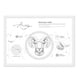 thumbnail image 1 of Cuadro Aries con Marco Blanco 50x40 CM, 1 of 1