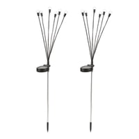 Magideal - 2 Luces De Decoración Alimentadas Por Energía Solar, Buena Conductividad,