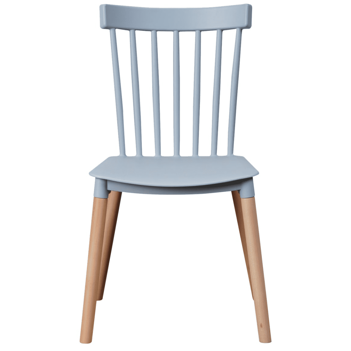 Moboi - Silla Windsor Para Comedor O Terraza Gris