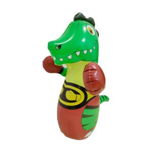 Ioensy - Dispositivo De Entrenamiento De Bolsa De Boxeo De Dinosaurio Inflable Para Boxeo Karate Taekwondo