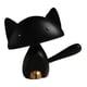 thumbnail image 4 of Escultura De Gato De Mesa Resina Gatito Mascota Estatua Decoración Del Hogar Ornamento Negro S, 4 of 5