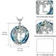 thumbnail image 2 of Set de Regalo Collar HESHPAWS Tree of Life con Inicial A-Z y Rosa Eterna, 2 of 3