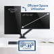 thumbnail image 5 of Brazo para monitor Stellar Mounts de doble resorte 17-32" con puertos USB, 5 of 8