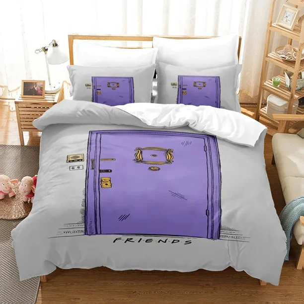 New 3D Friends Sets Duvet Cover Set With Pillowcase Bedclothes Bed Linen Bedding Sets Bed Sheets