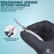 thumbnail image 2 of Tijeras ROCKVILLE UNLIMITED 14 cm Curvas Pack de 3, 2 of 7