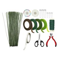Magideal - Kit De Arreglos Florales Bouquet Wrap Flower Tool Bouquet Kit Stem Wrap Wire Cutter Diy Bouquet Kit Para De Navidad Arreglo Floral