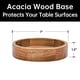 thumbnail image 4 of Juego de ensaladeras KITEISCAT de cristal extra grande con madera de acacia, 4 of 7