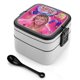 thumbnail image 1 of Lizzie McGuire Fiambrera de Doble Capa, Contenedor de Almuerzo Portátil Apilable, Almacenamiento de Alimentos Hermético a Prueba de Fugas, 1000ml, 1 of 6