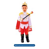 Tododisfraceschile - Disfraz Principe O Rey Completo Talla 7 A 9 Años