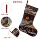 thumbnail image 5 of Bob Ross: El Placer de Pintar Tema: Calcetines de Navidad, fino lino blanco para colgar en escaleras y chimenea, decoración navideña para el hogar, regalo de Navidad. 54cm × 38cm, 5 of 5