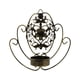 thumbnail image 2 of Candelero Montado En La Pared De Hierro Candelero Decoración Para El Hogar Patrón Negro, 2 of 3