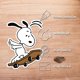 thumbnail image 4 of Calcomanía adhesiva de vinilo de Snoopy en patineta, sticker impermeable de skater genial para funda de celular, laptop, patineta y botella de agua (11,4 cm x 10,2 cm), 4 of 8