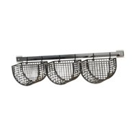 Magideal - Cesta De Pared Colgante Guardián, Ahorro De Espacio, Cesta De Almacenamiento Contenedor De Ajo De Jengibre Para Restaurante Dormitorio De Comedor Para Negro