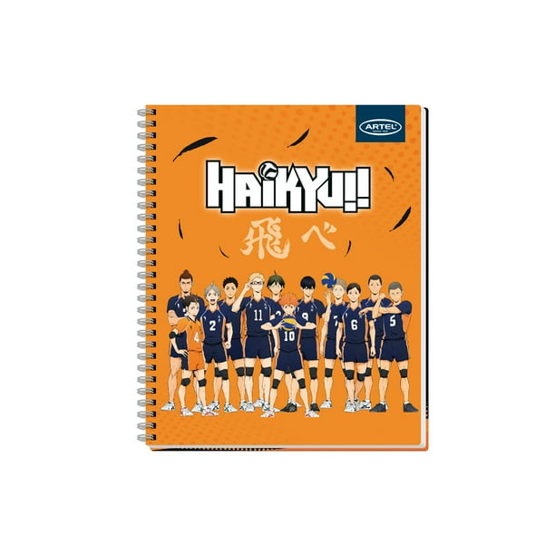 Cuaderno Universitario 100h 7mm haikyuu | Lider
