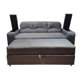 thumbnail image 2 of Sofa Cama Funcional 2 Pz Deco Felpa Gris Oscuro, 2 of 5