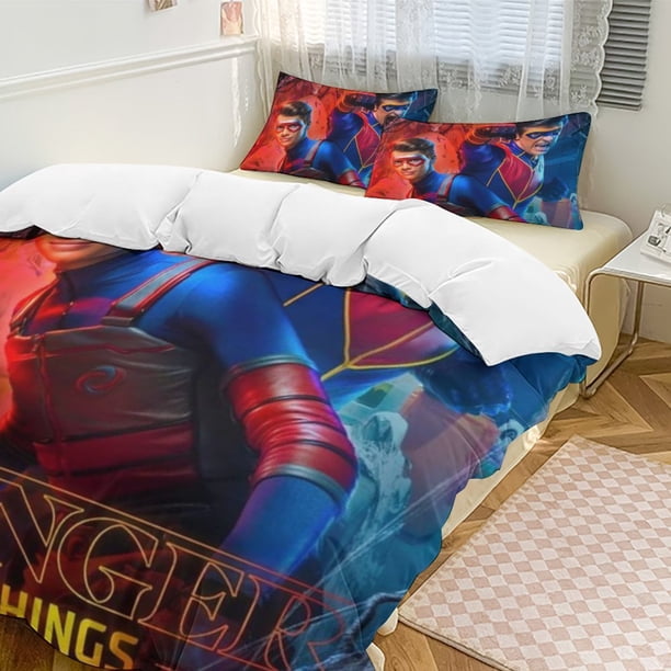 Henry Danger 3-Piece Bedding Set Duvet Cover Set Soft Warm And Comfortable Soft Bed Set for Bedroom