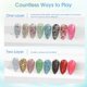 thumbnail image 2 of Esmalte de Gel con Purpurina ROSALIND – Set de 8 colores, 2 of 8