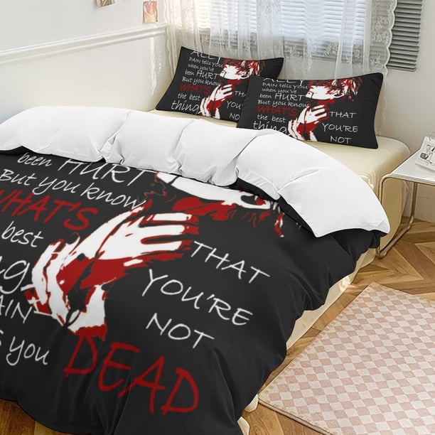 Tokyo Ghoul Anime Home Bed 3-piece Set Classic Japanese Anime Polyester Wash Student Dormitory Set