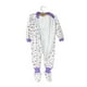 thumbnail image 2 of Pijama Bebé - Enterito de Algodón - Pajaritas (Tallas 0 a 2) violeta 2, 2 of 4