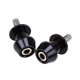 thumbnail image 2 of 2pcs 8mm universal de la motocicleta cnc swing brazo slider carretes negro, 2 of 5