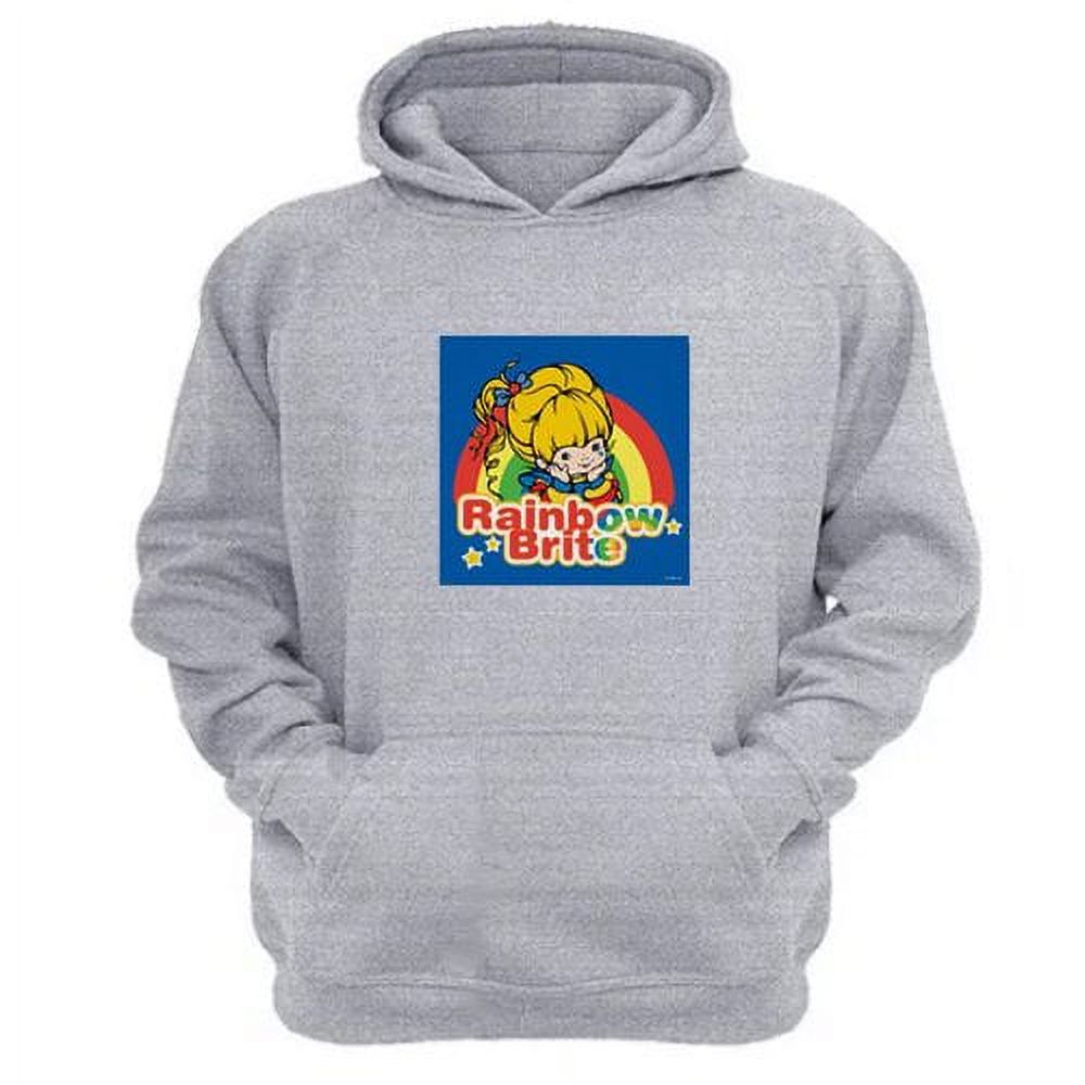 Genérico - Polerón Canguro Rainbown Brite Gris Claro Talla M Unisex