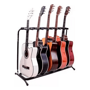Aspor - Atril 5 Guitarras Soporte Para 5 Bajos Ukelele
