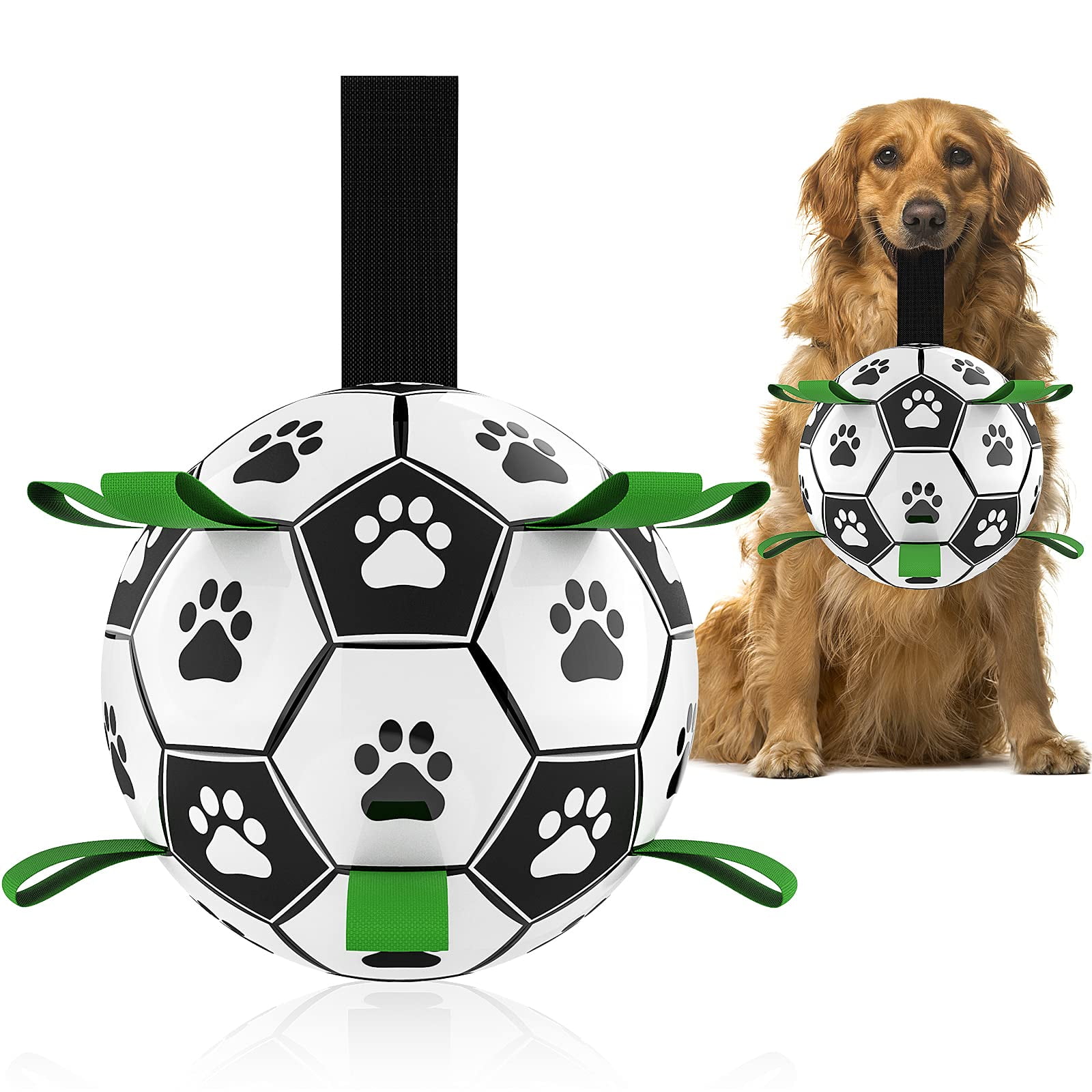 Pelota De Fútbol Qdan De Juguete Para Perros De Tamaño Mediano Y Grande, Copa Del Mundo