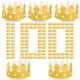 thumbnail image 1 of Coronas De Papel Doradas Ajustables De 100 Piezas Para Fiestas Infantiles, 1 of 8