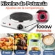 thumbnail image 4 of Cocina Eléctrica Portátil 1 Plato 1000W de Potencia Cocinilla Blanca, 4 of 8