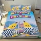 thumbnail image 1 of Plátanos en Pijamas Conjunto de sábanas temático, trío de piezas, cómodo y amigable con la piel, diseño único, regalo de decoración para el hogar para familiares, amigos y fans,135cm *200cm, 1 of 6