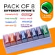 thumbnail image 4 of Sellos para profesores Tickselect 8 piezas autoincansables y coloridos, 4 of 6