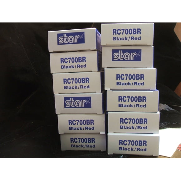 Cartucho de Cinta de Tinta Star Micronics RC700BR Paquete de 12