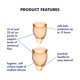 thumbnail image 2 of Copa Menstrual Satisfyer 15 ml/20 ml Reutilizable Naranja, 2 of 7