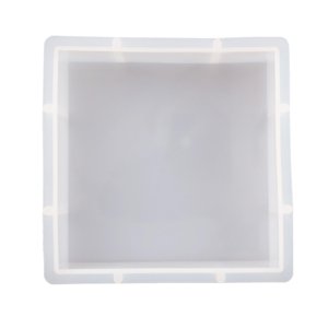 Bothyi - Molde De Silicona Molde De Fundición De Resina Epoxi Cuadrado De Flores Secas