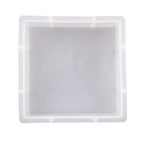 Bothyi - Molde De Silicona Molde De Fundición De Resina Epoxi Cuadrado De Flores Secas