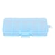 thumbnail image 5 of Caja De Almacenamiento Extraíble De Joyería De Plástico De 10 Rejillas Contenedor De Pendientes Azul, 5 of 5