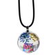 thumbnail image 5 of Collar De Vidrio De Moda Colgante Lindo Natural Natural Flor Seco Buenos Deseos, 5 of 5