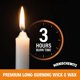 thumbnail image 4 of Velas Manischewitz 72 unidades – 3 h de tiempo de combustión, 4 of 9